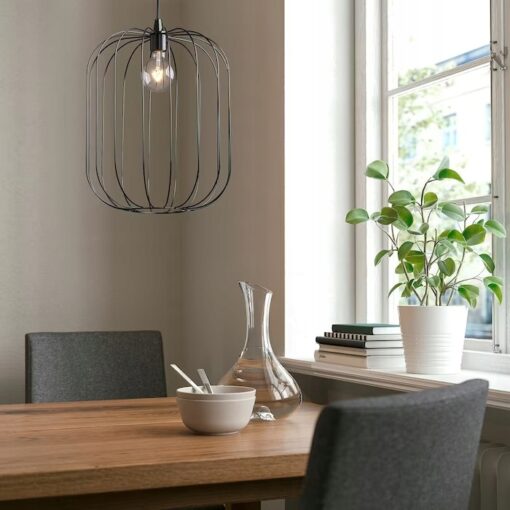 IKEA SNESLAND KLOSZ LAMPY WISZĄCEJ CZARNY 37 CM - obrazek 3
