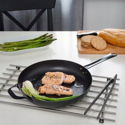 IKEA VARDAGEN PATELNIA STAL WĘGLOWA 28 CM - obrazek 3