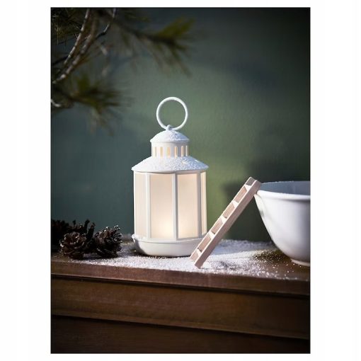 IKEA STRALA LATARENKA LED NA BATERIE BIAŁA 13 CM - obrazek 6