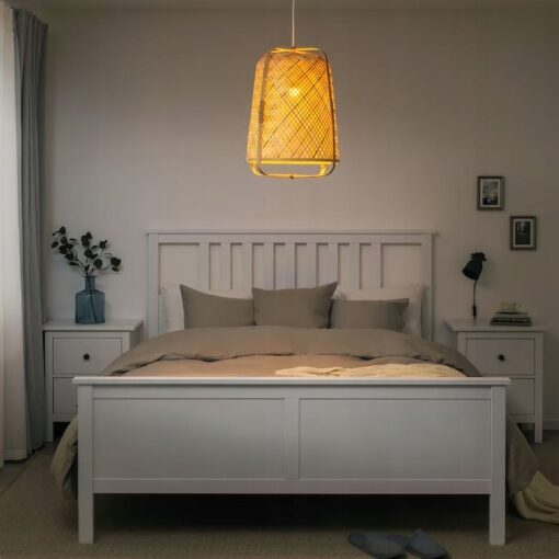 IKEA KNIXHULT LAMPA WISZĄCA BAMBUS 53 cm - obrazek 8