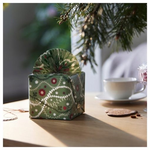 IKEA VINTERFINT PAPIER DO PAKOWANIA PREZENTÓW 3 M - obrazek 2
