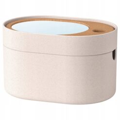 IKEA SAXBORGA PUDEŁKO Z POKRYWKĄ LUSTRO 24X17CM