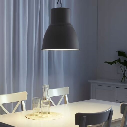 IKEA HEKTAR LAMPA WISZĄCA CIEMNA SZARA 38 cm - obrazek 2
