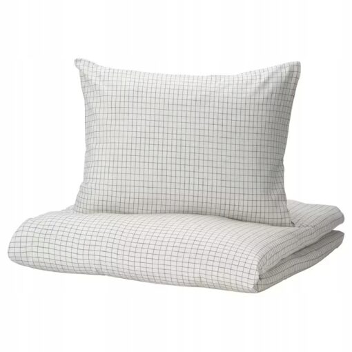 IKEA AKERFIBBLA POSZWA POŚCIEL KRATA 150x200/50x60
