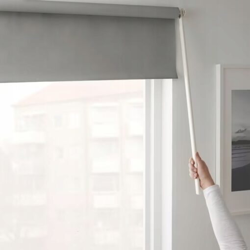 IKEA FRIDANS ROLETA SZARY 140x195 CM - obrazek 2