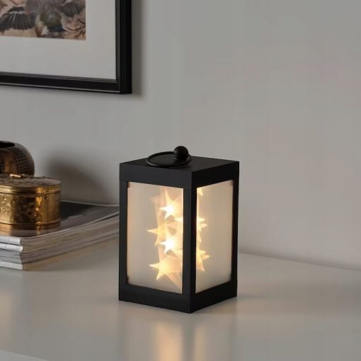 IKEA STRALA LATARENKA Z GWIAZDKAMI LED NA BATERIE - obrazek 2