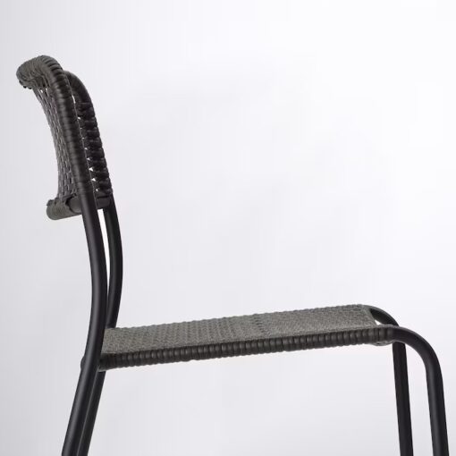IKEA VIHOLMEN KRZESŁO OGRODOWE SZARY - obrazek 3