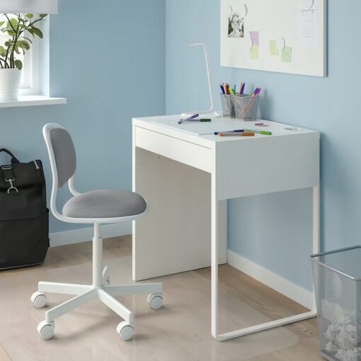IKEA ORFJALL KRZESŁO OBROTOWE BIAŁE/SZARE DZIECIĘC - obrazek 2