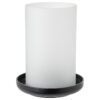 IKEA HEDERVARD LATARENKA SZKLANA / CZARNA 22 CM