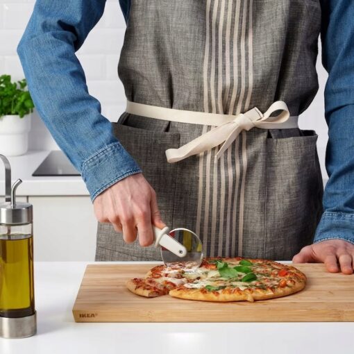 IKEA UPPFYLLD NÓŻ DO PIZZY KREMOWY 18 CM - obrazek 2