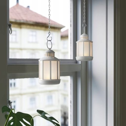 IKEA STRALA LATARENKA LED NA BATERIE BIAŁA 13 CM - obrazek 3