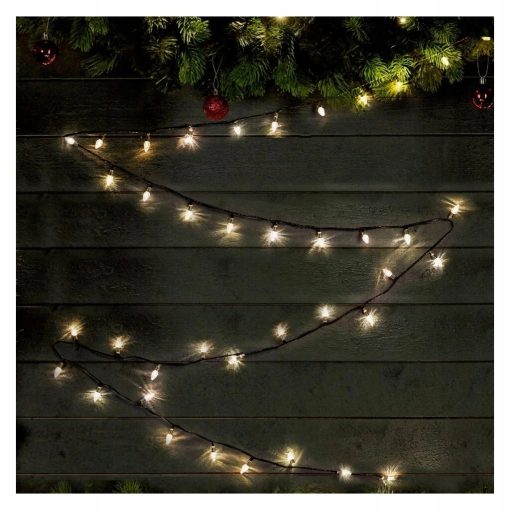 ŁAŃCUCH ŚWIETLNY LED CIEPŁO-BIAŁY 160 DIOD 16 M - obrazek 4