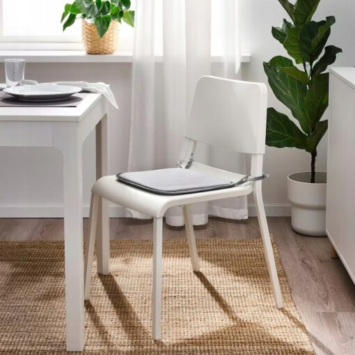 IKEA ASKNATFJARIL PODUSZKA NA KRZESŁO SZARA 36x36 - obrazek 2
