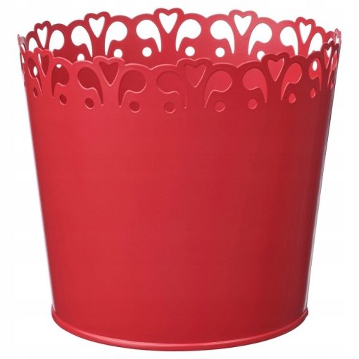 IKEA VINTERFINT OSŁONKA DONICZKI CZERWONA
