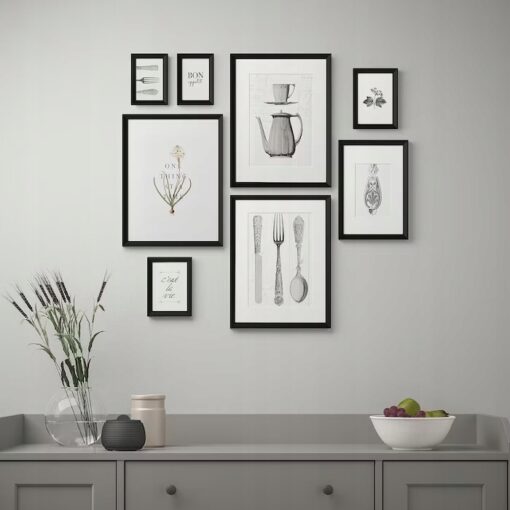 IKEA KONPPANG RAMKA Z OBRAZEM RAMKI ZESTAW 8SZT - obrazek 2
