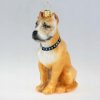 BOMBKA FORMOWANA SZKLANA PIES AMSTAFF JASNY 8 CM