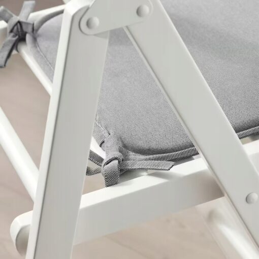 IKEA ASKNATFJARIL PODUSZKA NA KRZESŁO SZARA 36x36 - obrazek 3