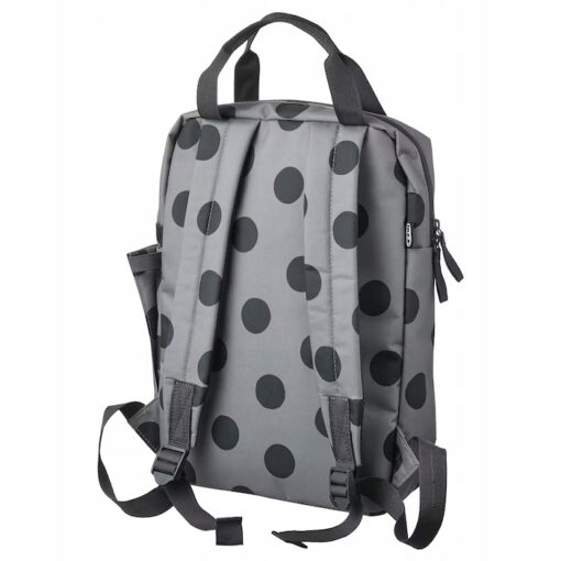 IKEA STARTTID PLECAK SZARY / KROPKI 12 L - obrazek 2