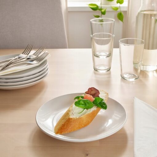 IKEA GODMIDDAG TALERZYK BIAŁY KOMPLET 4 SZT. - obrazek 3