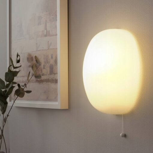 IKEA KALLBLIXT LAMPA ŚCIENNA BIAŁY 27 CM - obrazek 2