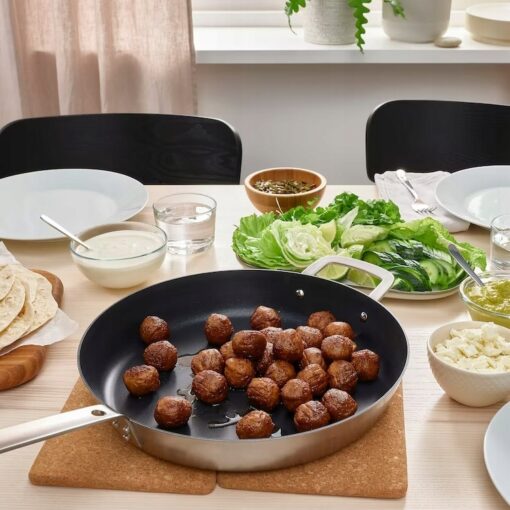IKEA HEMKOMST PATELNIA ZE STALI NIERDZEWNEJ 32 CM - obrazek 3