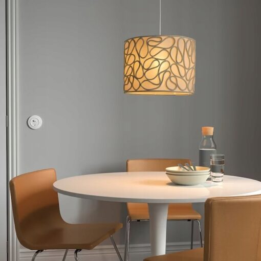 IKEA VINGMAST KLOSZ LAMPY BEŻOWY/SZNURKI 42 CM - obrazek 2