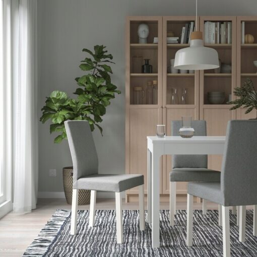 IKEA KATTIL KRZESŁO DO JADALNI BIAŁY/ JASNO SZARY - obrazek 6