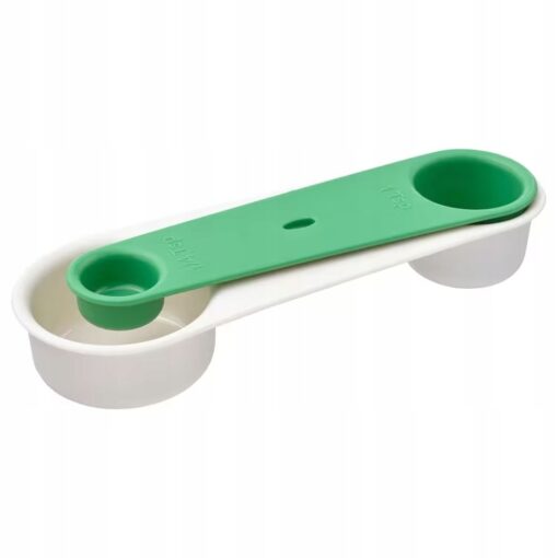 IKEA UPPFYLLD MIARKA KREMOWA I ZIELONA 2 SZT.