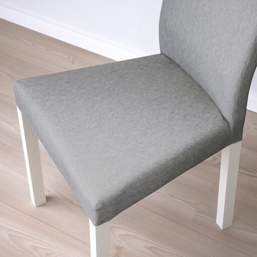 IKEA KATTIL KRZESŁO DO JADALNI BIAŁY/ JASNO SZARY - obrazek 4