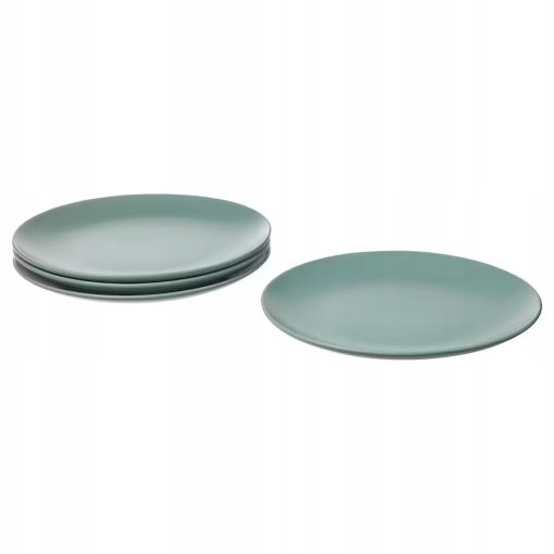 IKEA FARGKLAR ZESTAW TALERZYKÓW TALERZ 4 SZT. 26 CM