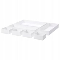 IKEA MALAREN PUDEŁKO WKŁAD DO SZUFLADY ZESTAW 7szt