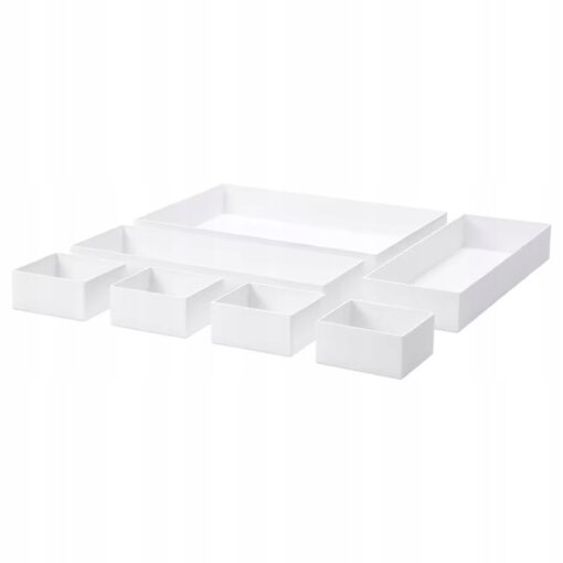 IKEA MALAREN PUDEŁKO WKŁAD DO SZUFLADY ZESTAW 7szt