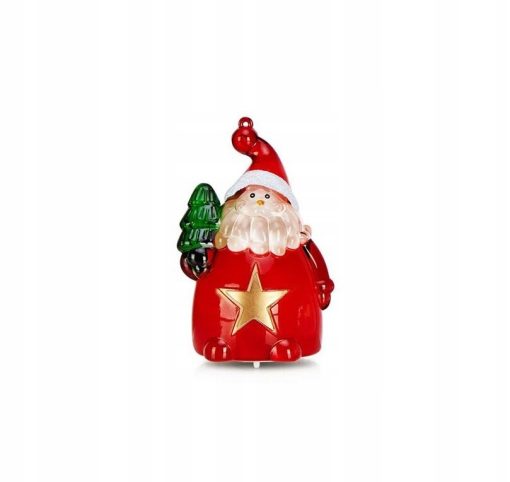 FIGURKA LED ŚWIĘTY MIKOŁAJ ŚWIECĄCY 5.5 x 10 CM