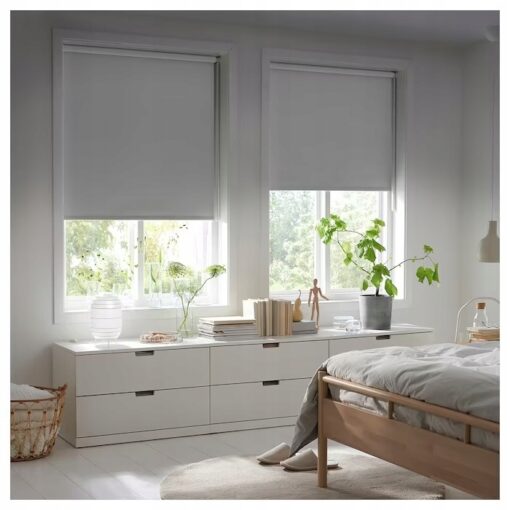 IKEA FRIDANS ROLETA SZARY 140x195 CM - obrazek 3