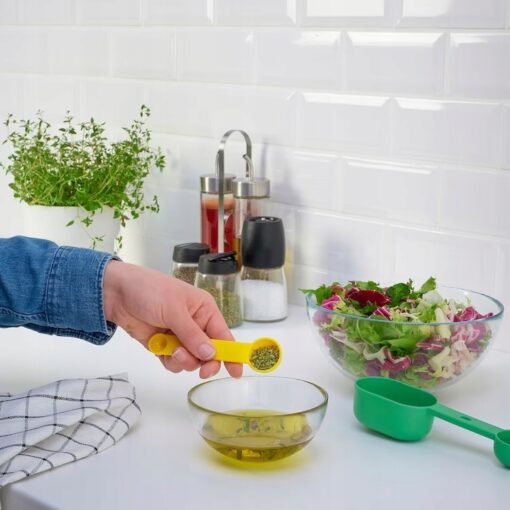 IKEA UPPFYLLD MIARKA ZIELONA I ŻÓŁTA 2 SZT. - obrazek 2
