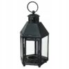 IKEA KRINGSYNT LATARENKA NA TEALIGHT CZARNA 21 CM