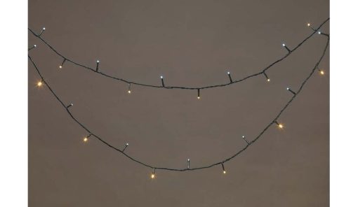 LAMPKI LED 100 MIX CIEPŁY ZIMNY BIAŁY ZASILACZ ZEW - obrazek 3