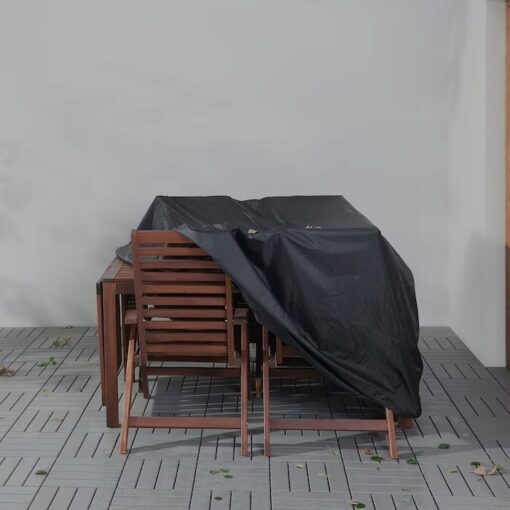 IKEA TOSTERO POKROWIEC NA MEBLE CZARNY 145X145CM - obrazek 4