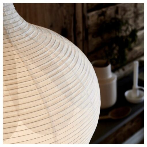 IKEA RISBYN KLOSZ LAMPY WISZĄCEJ BIAŁY 57CM - obrazek 4