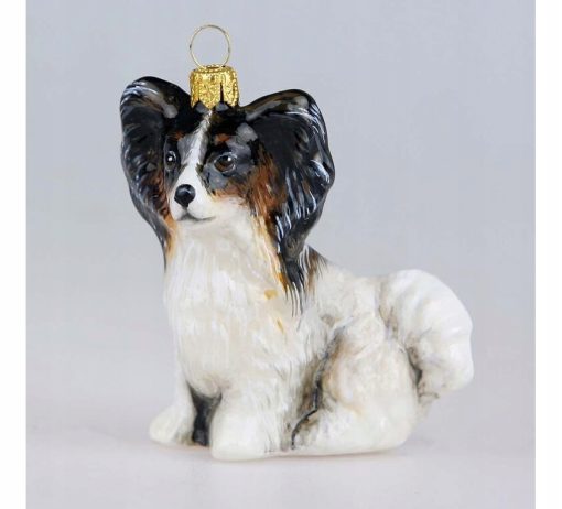 BOMBKA FORMOWANA SZKLANA PIES PAPILLON 8 CM
