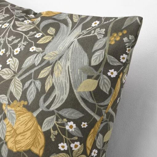 IKEA TUVSAV POSZEWKA PODUSZKI ZIELONA W KWIATY - obrazek 3