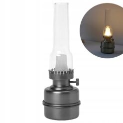IKEA STRALA Dekoracyjna lampa stołowa LED jak naftowa - na baterie - obrazek 4