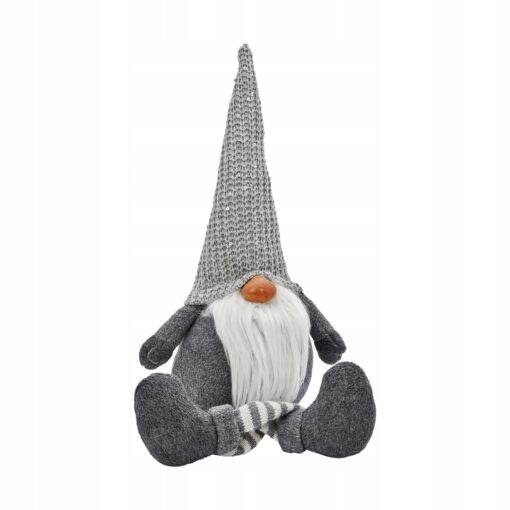 ŚWIĘTY MIKOŁAJ ZE ZWISAJĄCYMI NOGAMI - FIGURKA BOŻONARODZENIOWA - 60 CM - obrazek 4