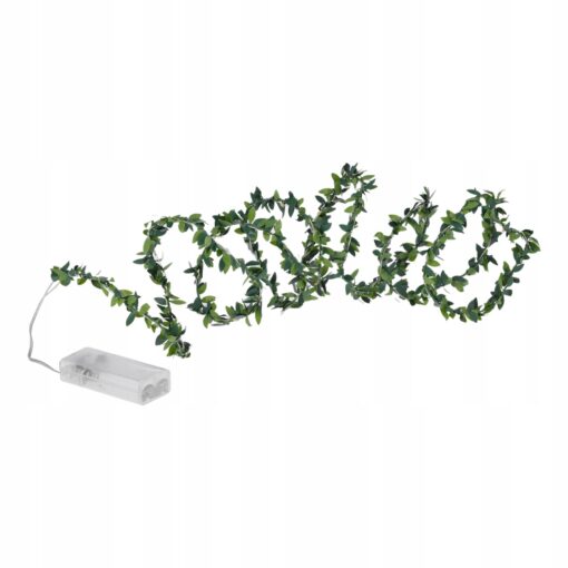 ŁAŃCUCH ŚWIETLNY LED NA BATERIE - OZDOBNE LIŚCIE - IP20 - 200 CM - obrazek 2