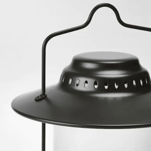 IKEA STORHAGA LAMPA STOŁOWA LED - LATARENKA CZARNA ZEWNĘTRZNA 35 CM - obrazek 6