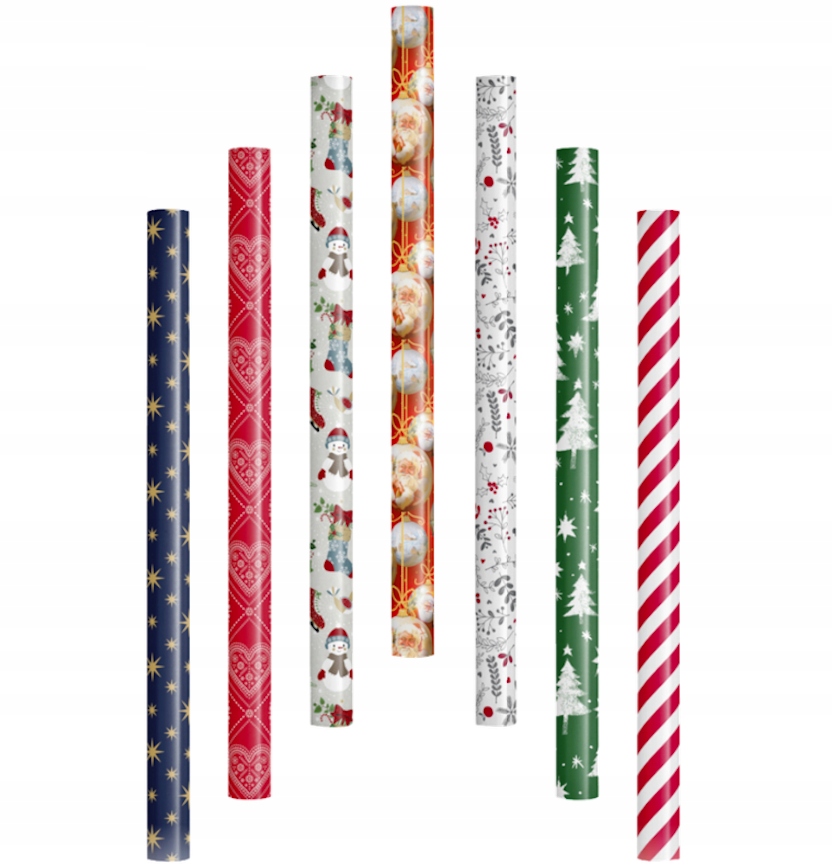 PAPIER PREZENTOWY ŚWIĄTECZNY DO PAKOWANIA PREZENTÓW 300x70cm - obrazek 5