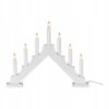 ŚWIECZNIK ADWENTOWY LED NA BATERIE SIEDMIORAMIENNY - 15,5 x 13 CM
