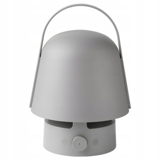 IKEA VAPPEBY LAMPA Z GŁOŚNIKIEM BLUETOOTH - NA ZEWNĄTRZ - SZARA