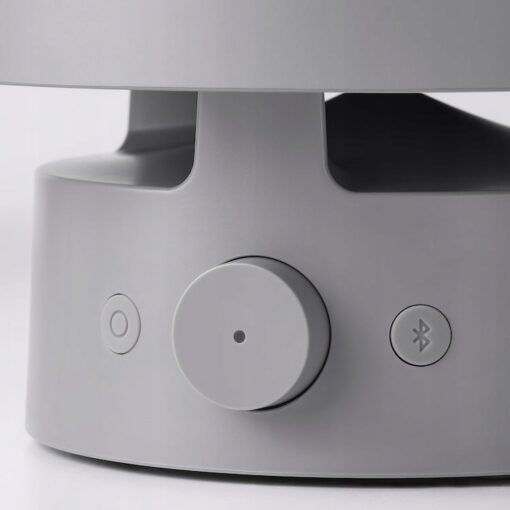 IKEA VAPPEBY LAMPA Z GŁOŚNIKIEM BLUETOOTH - NA ZEWNĄTRZ - SZARA - obrazek 5