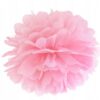 Pompon bibułowy dekoracja błękitny niebieski 35 cm Pompon bibułowy dekoracja błękitny niebieski 35 cm